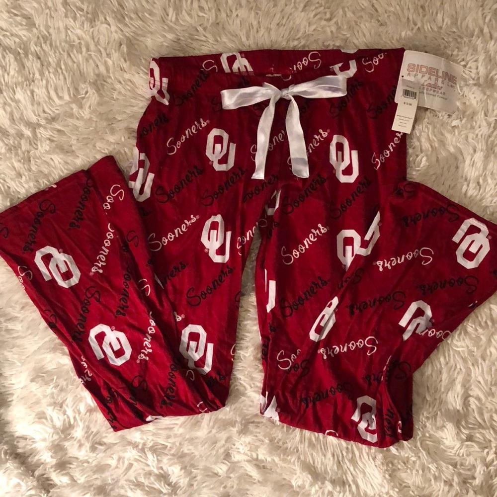 NWT OU Sooners Sideline Apparel ladies sleepwear